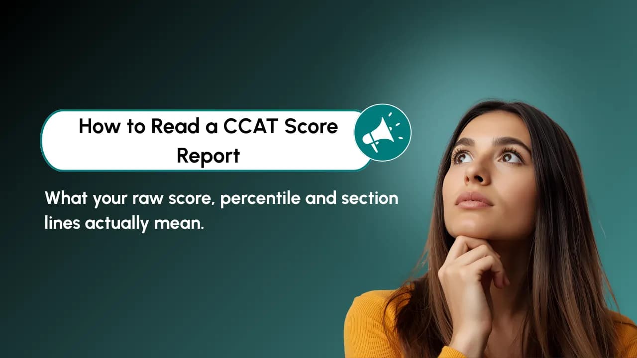 How to Interpret Your CCAT Score Report Line by Line