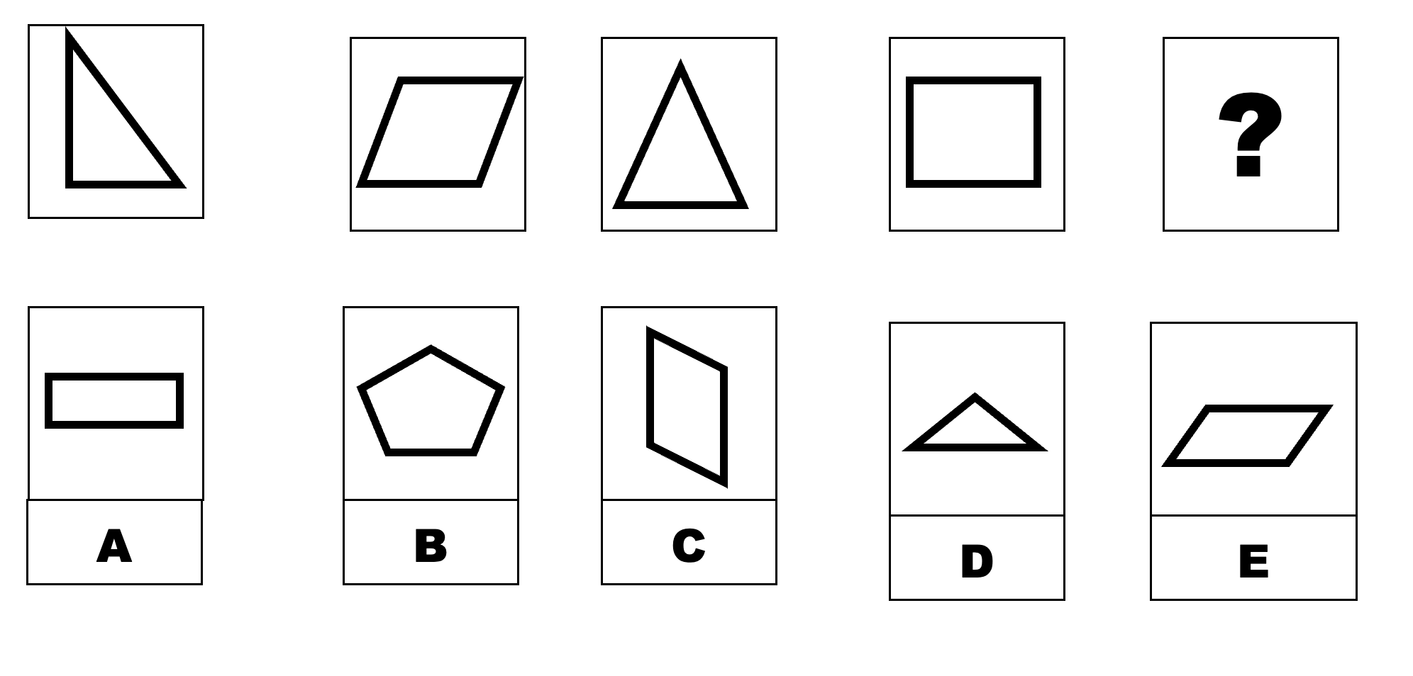 CCAT Alternating Shape Pattern