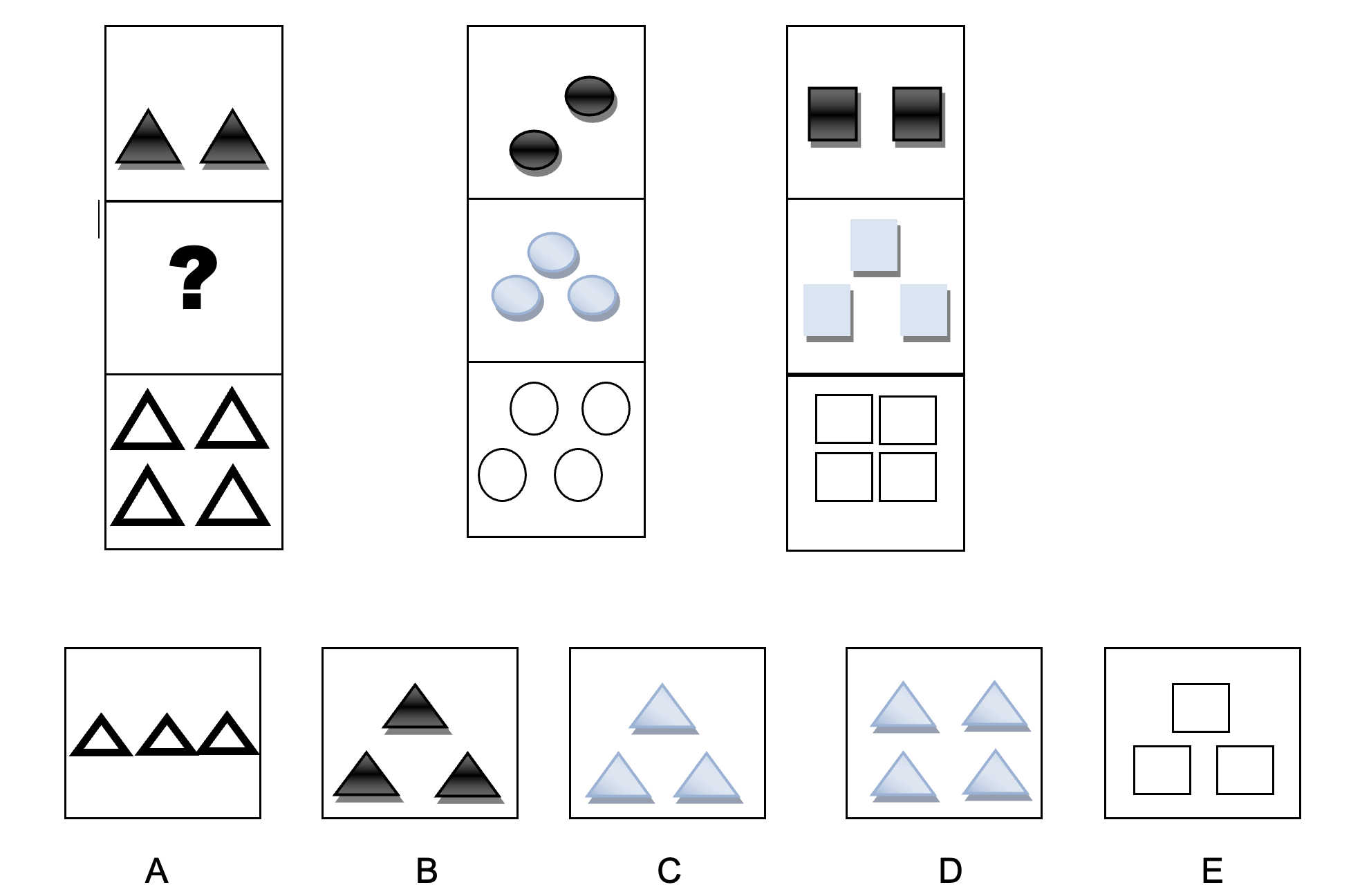 CCAT Matrix Color and Shape Rules